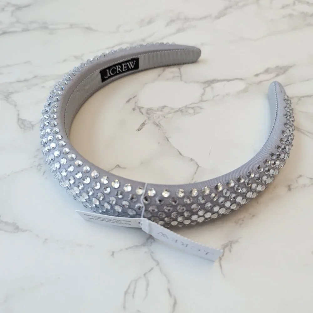 J.Crew Rhinestone-studded Headband NWT